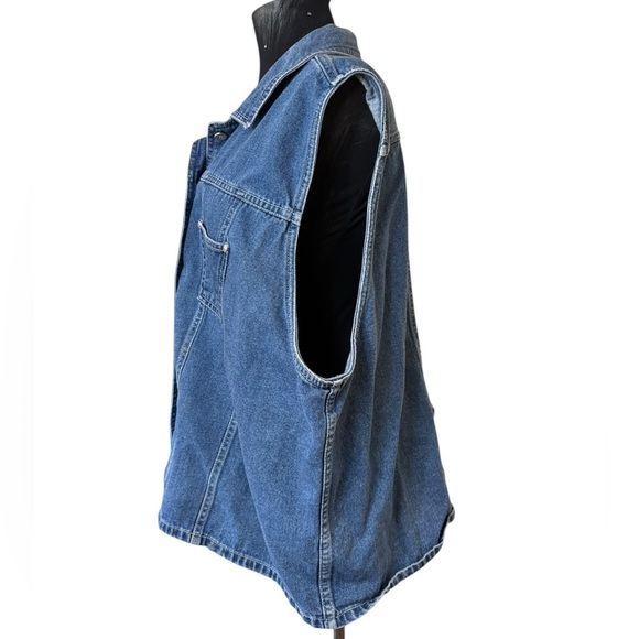 Vintage Laura Gayle Blue Denim Vest - Picture 5 of 11